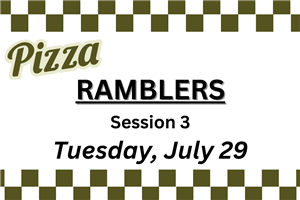 ramblers 7/29 pizza