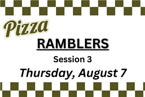 ramblers 8/7 pizza