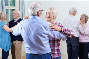 Senior dance class