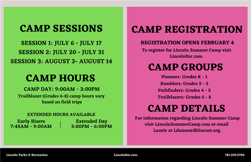 Camp Registration 2